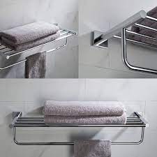 Kraus Ventus Bathroom Shelf With Towel