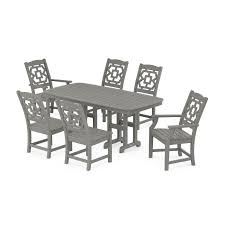 Polywood Chinoiserie 7 Piece Dining