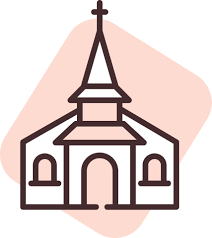 Event Church Icon Vector On White