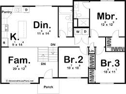 Split Level Modern Farmhouse House Plan