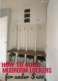 Diy Mudroom Locker Final Reveal