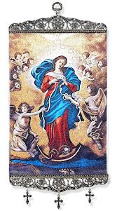 Our Lady Undoer Of Knots Tapestry Icon