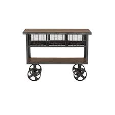 Basket Drawers Console Table 88583