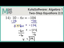 Kuta Algebra 1 Two Step