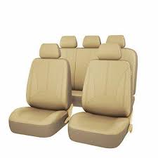 Elastic Plain Car Seat Cover Set