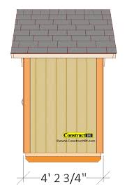 Garden Shed Plans 4 X4 Gable Shed