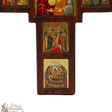 Antique Cross Icon 34 X 24 Cm