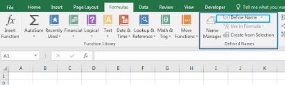 How To Use Names In Formulas In Excel