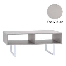 Smoky Taupe Rectangle Wood Coffee Table