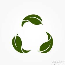 Recycle Symbol With Leaves Recycling