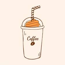 Mocha Frappe Coffee Icon Vector