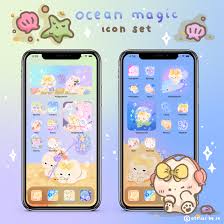 Ocean Magic Icon Set Illusbyjo S Ko