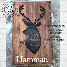 Wall Art Signage Rustic Hunting Decor