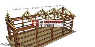 16x32 Pole Barn Roof Plans Myoutdoorplans