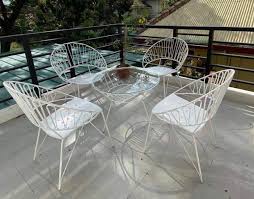 Vintage Iron Garden Furniture 5 Pc