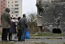 War Ravaged Ukrainian City Being