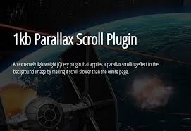simple and lightweight jquery parallax