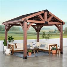 Permanent Gazebo With Steel Roof