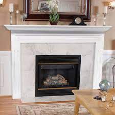Pearl Mantels Newport Mdf Fireplace Mantel In White 48