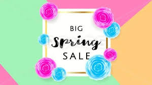 Big Spring Banner With Colorful