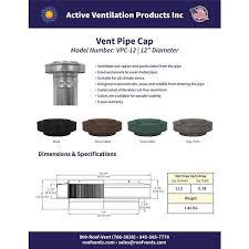 Aluminum Vent Pipe Cap