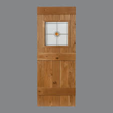 Solid Oak Internal Door With Glass
