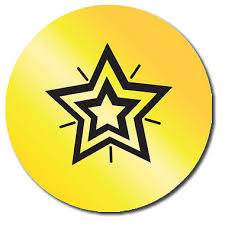 Personalised Gold Star Stickers