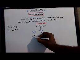Find The Equation Of A Line Ax By C