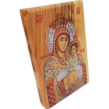 Virgin Mary Of Bethlehem Olive Wood