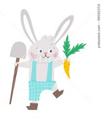Vector Easter Bunny Icon Rabbit Boy
