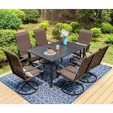 Rattan Patio Outdoor Dining Set