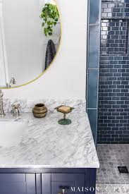 Blue And White Bathroom Design Maison
