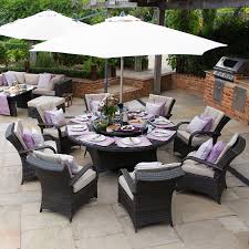 8 Seater Rattan Clearance Dining Set