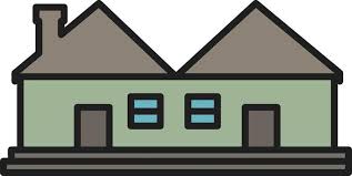 House Outline Color Icon 14054121