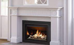 Kozy Heat Fireplace Inserts On Fire