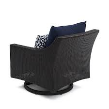 Deco Wicker Motion Outdoor Lounge Chair