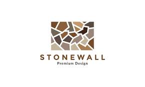 Colorful Brick Stone Home Wall Logo