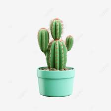 Cactus In A Pot Sticker Icon Nature