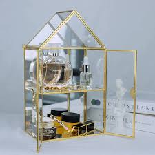 Wall Glass Cabinet Display For Perfume