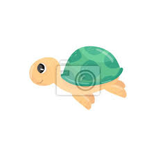 Icon Of Little Swimming Turtle