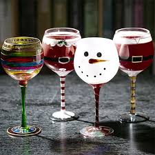Themed Wine Glass Cute