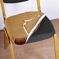Stretch Gold Dining Chair Seat Cover