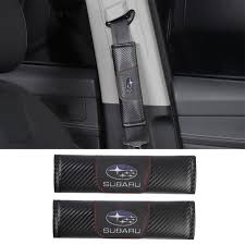 2pcs Carbon Fiber Car Seat Belt Pads