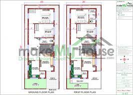 Buy 25x58 House Plan 25 By 58 Front