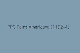Ppg Paint Americana 1152 4 Color Hex Code