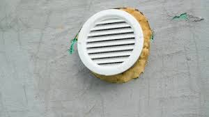 External Round Ventilation Grill In The