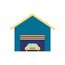 Premium Vector Garage Icon Simple
