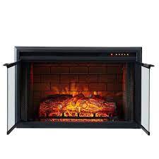 In Ventless Electric Fireplace Insert