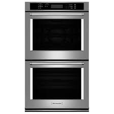 Double Electric Wall Oven Self Cleaning