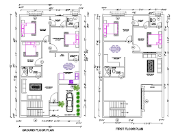 House Ground Floor And First Floor Plan